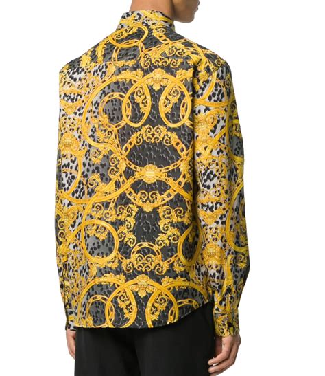 chemise style versace